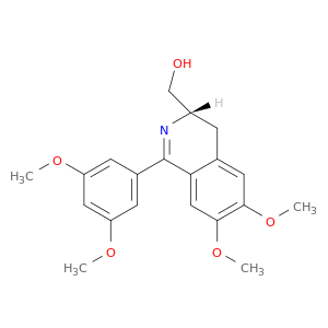 3-Isoquinolinemethanol,1-(3,5-dimethoxyphenyl)-3,4-dihydro-6,7-dimethoxy-, (3S)-