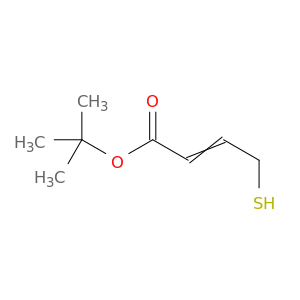 2-Butenoic acid, 4-mercapto-, 1,1-dimethylethyl ester