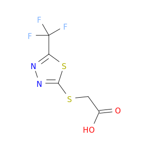 Acetic acid, [[5-(trifluoromethyl)-1,3,4-thiadiazol-2-yl]thio]-