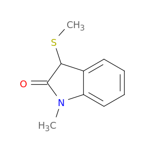 2H-Indol-2-one, 1,3-dihydro-1-methyl-3-(methylthio)-