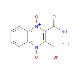 2-Quinoxalinecarboxamide, 3-(bromomethyl)-N-methyl-, 1,4-dioxide