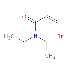 2-Propenamide, 3-bromo-N,N-diethyl-, (Z)-