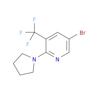 5-Bromo-2-(pyrrolidin-1-yl)-3-(trifluoromethyl)pyridine