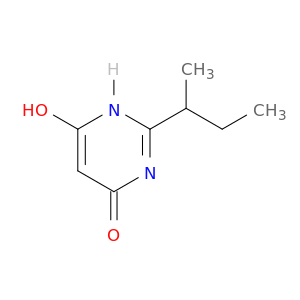 4(1H)-Pyrimidinone, 6-hydroxy-2-(1-methylpropyl)-