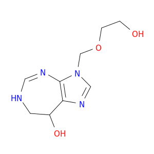 Imidazo[4,5-d][1,3]diazepin-8(4H)-ol,7,8-dihydro-3-[(2-hydroxyethoxy)methyl]-
