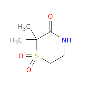 2,2-Dimethylthiomorpholin-3-one 1,1-dioxide