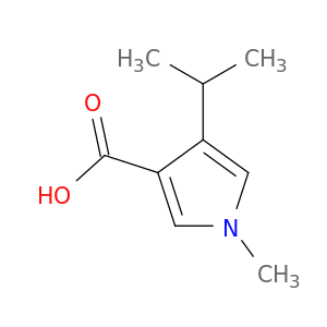 1H-Pyrrole-3-carboxylicacid, 1-methyl-4-(1-methylethyl)-