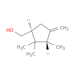 Cyclopentanemethanol, 2,2,3-trimethyl-4-methylene-, (1S,3S)-