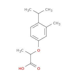 2-[3-methyl-4-(propan-2-yl)phenoxy]propanoic Acid