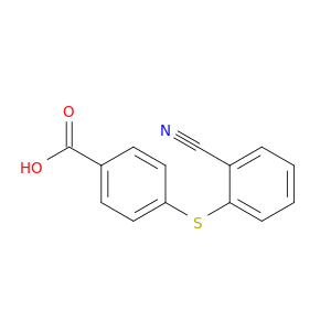 4-[(2-Cyanophenyl)sulfanyl]benzoic Acid