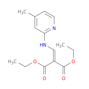 Propanedioic acid,2-[[(4-methyl-2-pyridinyl)amino]methylene]-, 1,3-diethyl ester