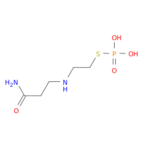 Propanamide,3-[[2-(phosphonothio)ethyl]amino]- (9CI)