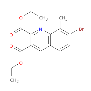 7-Bromo-8-methylquinoline-2,3-dicarboxylic acid diethyl ester