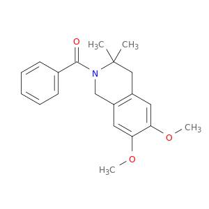 Isoquinoline, 2-benzoyl-1,2,3,4-tetrahydro-6,7-dimethoxy-3,3-dimethyl-