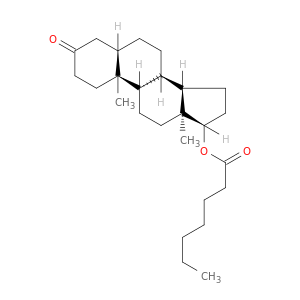 (5α,17β)-17-[(1-氧代庚基)氧基]雄甾烷-3-酮
