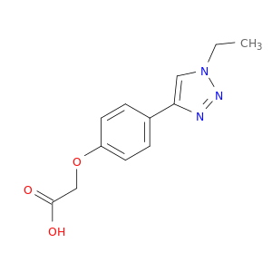 Acetic acid, [4-(1-ethyl-1H-1,2,3-triazol-4-yl)phenoxy]-