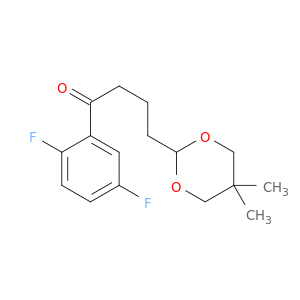 2',5'-DIFLUORO-4-(5,5-DIMETHYL-1,3-DIOXAN-2-YL)BUTYROPHENONE