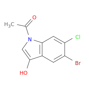 1-ACETYL-5-BROMO-6-CHLORO-1H-INDOL-3-OL