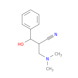 2-[(dimethylamino)methyl]-3-hydroxy-3-phenylpropanenitrile