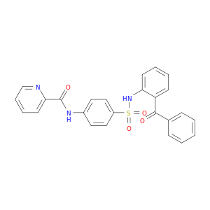 2-Pyridinecarboxamide, N-[4-[[(2-benzoylphenyl)amino]sulfonyl]phenyl]-