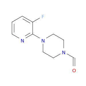 1-Piperazinecarboxaldehyde, 4-(3-fluoro-2-pyridinyl)-