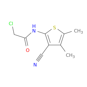 2-氯-N-(3-氰基-4,5-二甲基-2-噻吩)乙酰胺