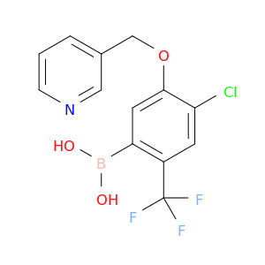 [4-Chloro-5-(pyridin-3-ylmethoxy)-2-(trifluoromethyl)phenyl]boronic acid
