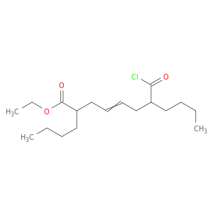 4-Undecenoic acid, 2-butyl-7-(chlorocarbonyl)-, ethyl ester