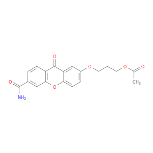 9H-Xanthene-3-carboxamide, 7-[3-(acetyloxy)propoxy]-9-oxo-