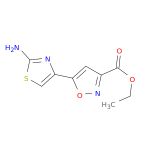 3-Isoxazolecarboxylic acid, 5-(2-amino-4-thiazolyl)-, ethyl ester