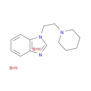 1-[2-(1-piperidyl)ethyl]benzoimidazole dihydrobromide