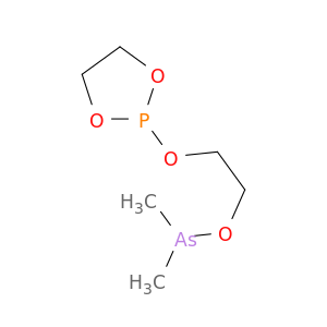 Arsinous acid, dimethyl-, 2-(1,3,2-dioxaphospholan-2-yloxy)ethyl ester