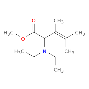 3-Pentenoic acid, 2-(diethylamino)-3,4-dimethyl-, methyl ester