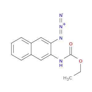 Carbamic acid, (3-azido-2-naphthalenyl)-, ethyl ester