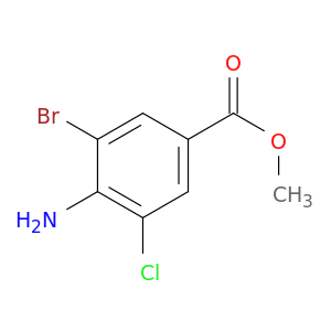 4-氨基-3-溴-5-氯苯甲酸甲酯