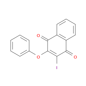 1,4-Naphthalenedione, 2-iodo-3-phenoxy-