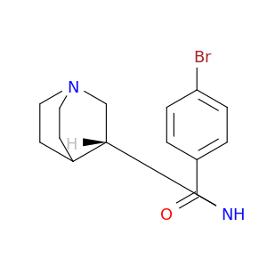 Benzamide, N-(3R)-1-azabicyclo[2.2.2]oct-3-yl-4-bromo-