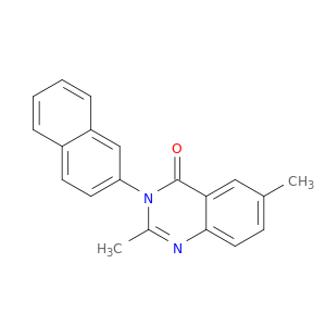 4(3H)-Quinazolinone, 2,6-dimethyl-3-(2-naphthalenyl)-