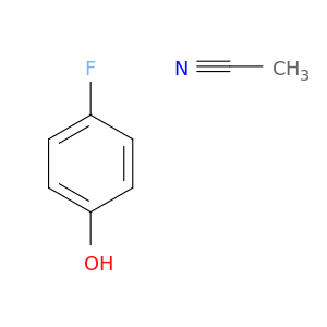 Phenol, 4-fluoro-, compd. with acetonitrile (1:1)