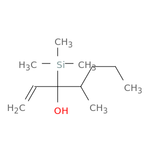 1-Hepten-3-ol, 4-methyl-3-(trimethylsilyl)-