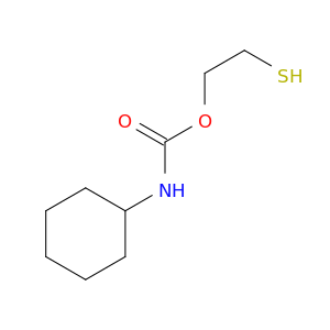 Carbamic acid, cyclohexyl-, 2-mercaptoethyl ester