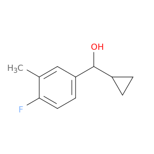 Cyclopropyl(4-fluoro-3-methylphenyl)methanol