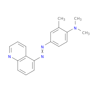 N,N,2-TRIMETHYL-4-(QUINOLIN-5-YL)DIAZENYL-ANILINE