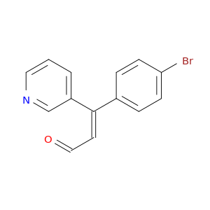 2-Propenal, 3-(4-bromophenyl)-3-(3-pyridinyl)-, (Z)-