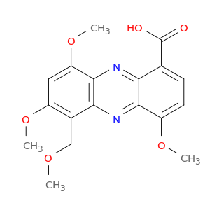 1-Phenazinecarboxylicacid, 4,7,9-trimethoxy-6-(methoxymethyl)-