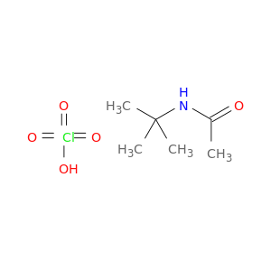 Acetamide, N-(1,1-dimethylethyl)-, perchlorate