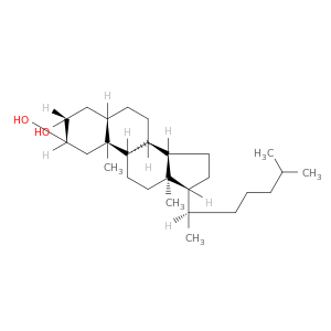 Cholestane-2,3-diol, (2b,3b,5a)-