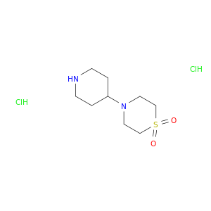 4-(哌啶-4-基)硫代吗啉1,1-二氧化物二盐酸盐
