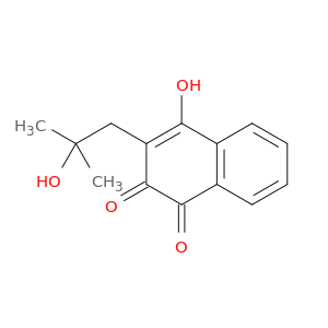 4-hydroxy-3-(2-hydroxy-2-methylpropyl)naphthalene-1,2-dione