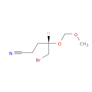 Pentanenitrile,5-bromo-4-(methoxymethoxy)-, (4S)-